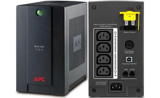APC Back-UPS 700VA, 230V, AVR, IEC Sockets
